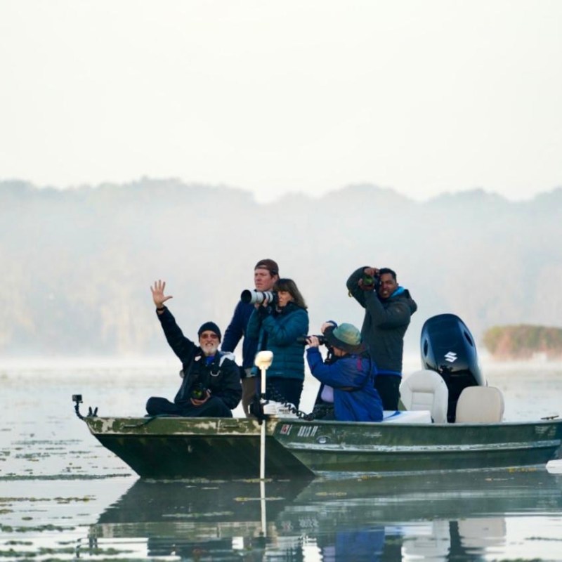 swamp photography boat