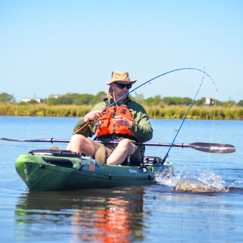kayak fishing charter, redfishing, kayak fishing for redfish