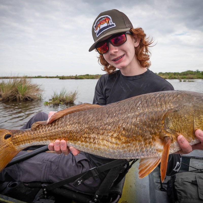 kayak, kayak fishing, kayak redfishing, new orleans kayak fishing