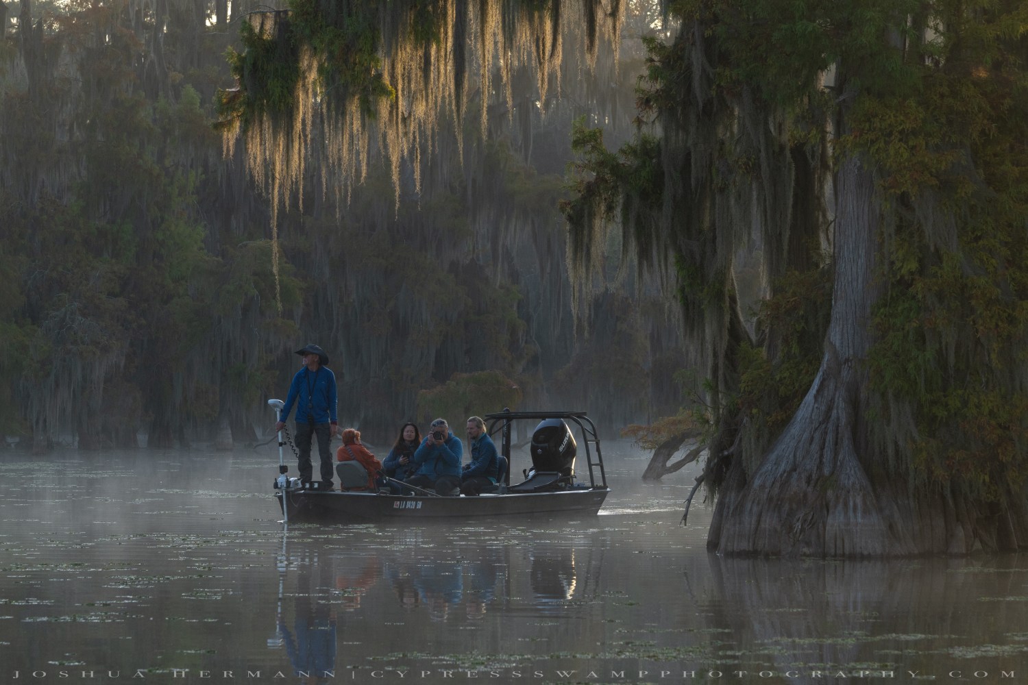 cypress swamp photography workshop by boat